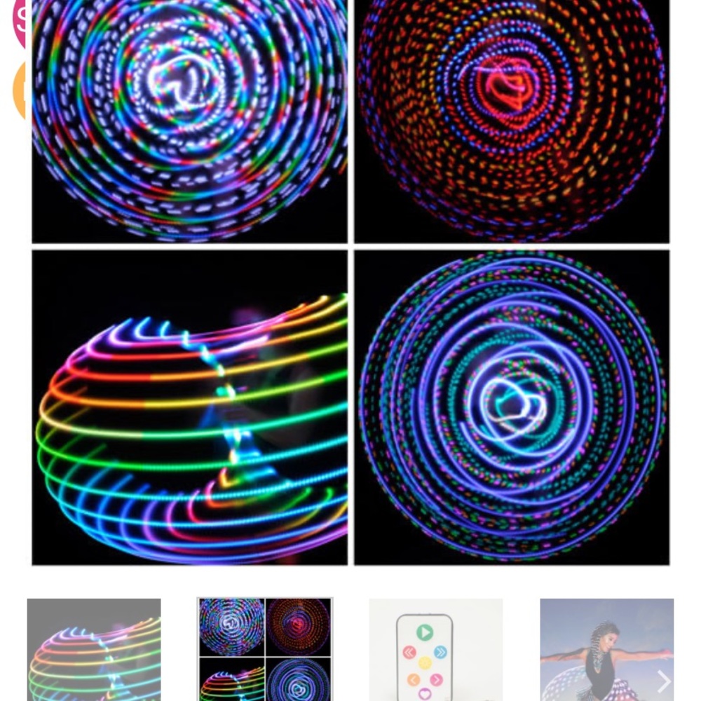 Mood hoops Led pixel hula hoop